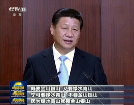 習(xí)近平：加快生態(tài)文明體制改革，建設(shè)美麗中國(guó)